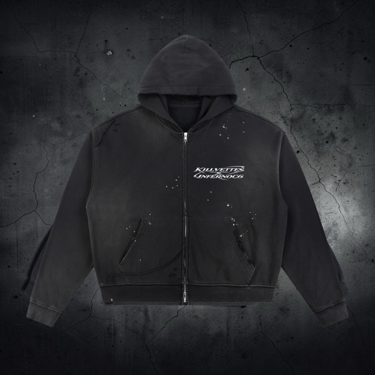 “INFERNOC6 X KILLVETTES” Ambassador Sunfade Zip Up Hoodie