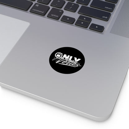 OnlyVettes Black Retro Sticker
