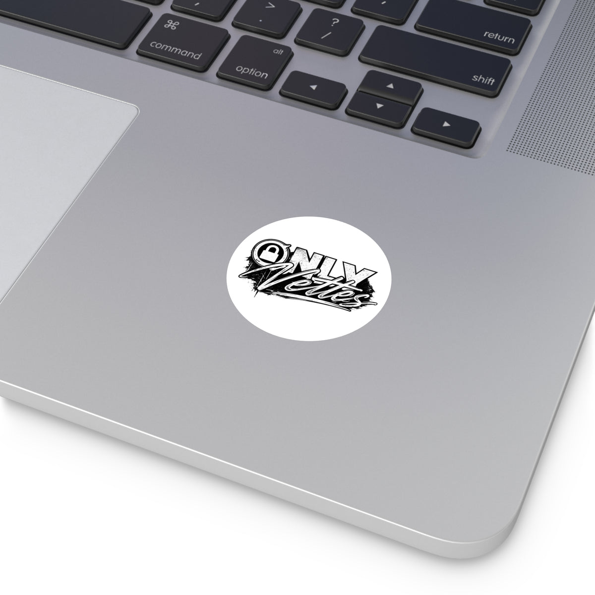 OnlyVettes Retro White Sticker