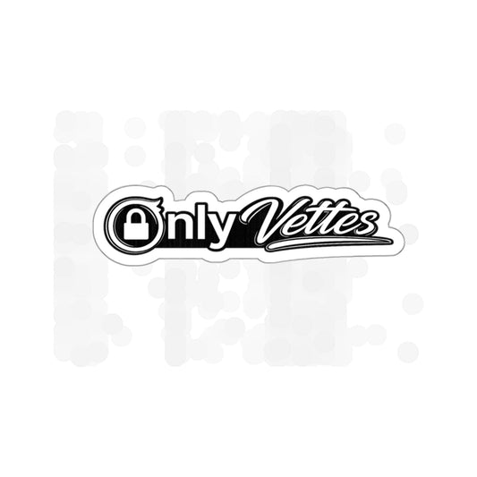 OnlyVettes Logo Sticker