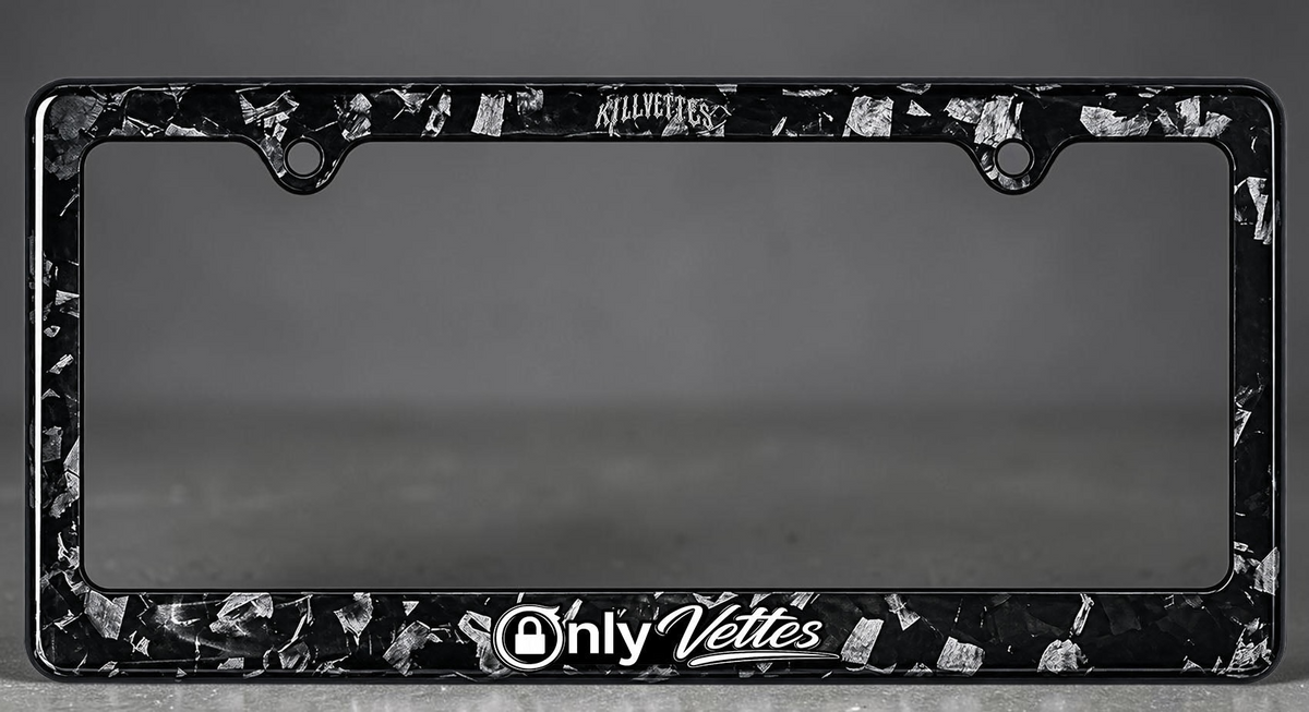 KillVettes “OnlyVettes” License Plate Frame