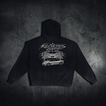 “VETTEMAKESEMWET X KILLVETTES” Ambassador Zip Up Sunfade Hoodie
