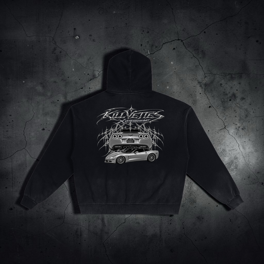 “VETTEMAKESEMWET X KILLVETTES” Ambassador Zip Up Sunfade Hoodie