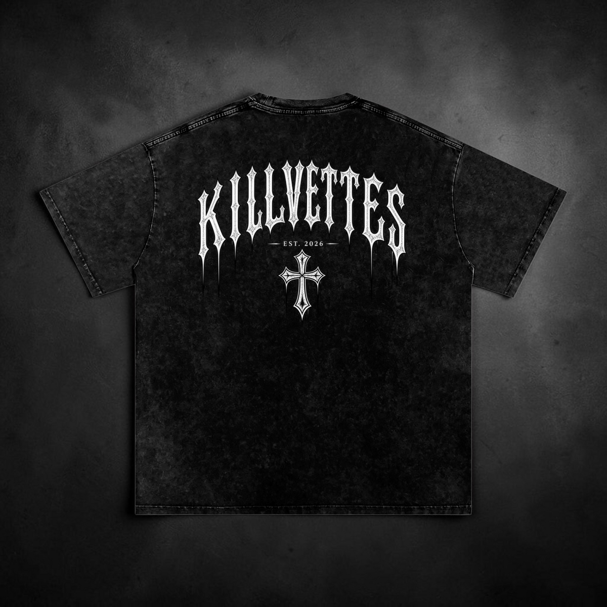 KillVettes Orgin Oversized Washed Tee