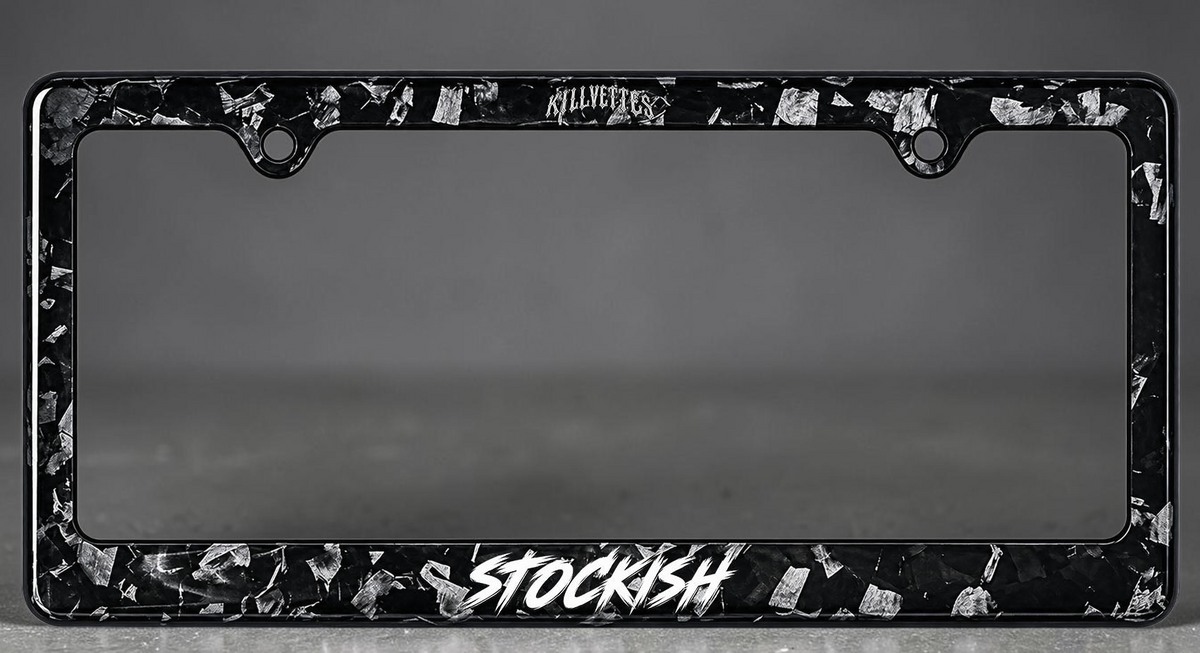 KillVettes “STOCKISH” License Plate Frame