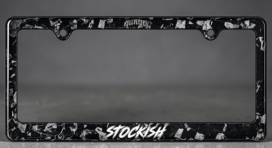 KillVettes “STOCKISH” License Plate Frame