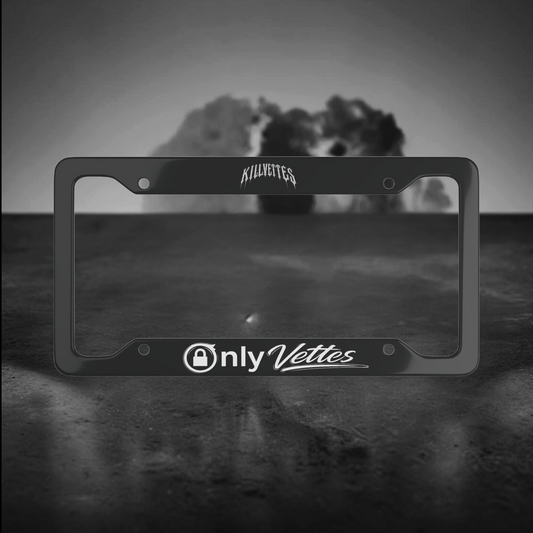 OnlyVettes License Plate Frame