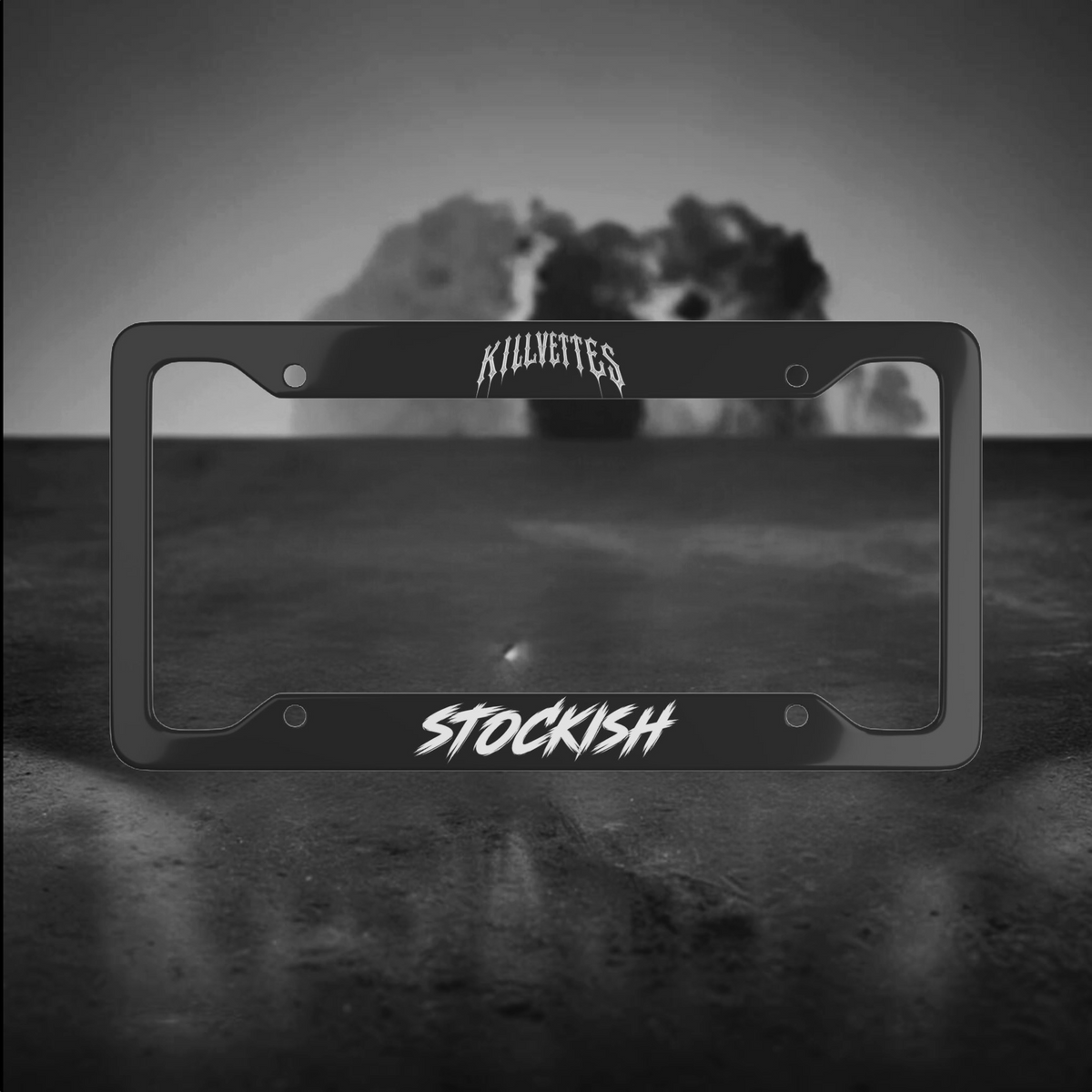 KillVettes “STOCKISH” Plate Frame