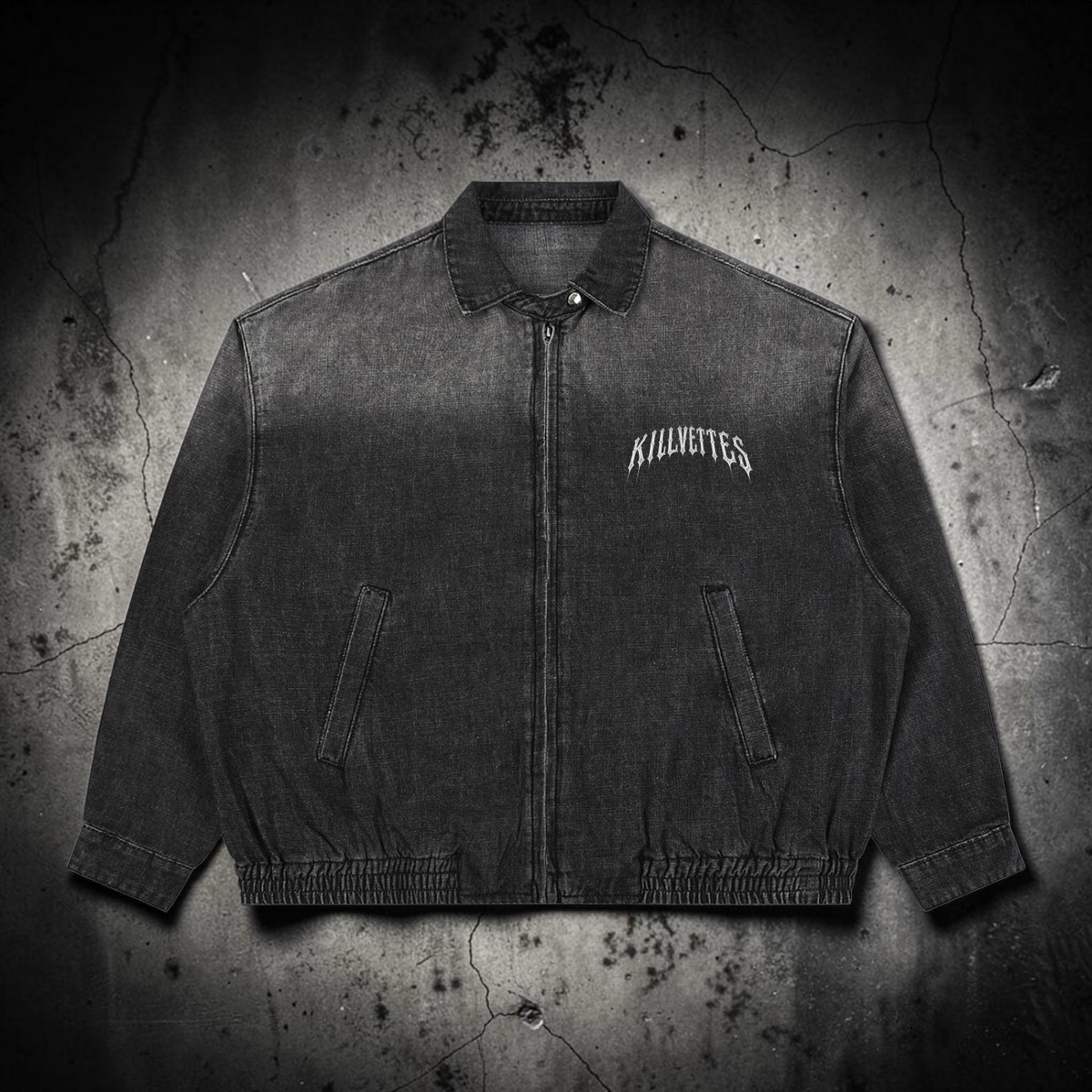 KillVettes Orgins Wash Full-Zip Denim Jacket