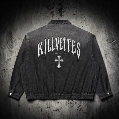 KillVettes Orgins Wash Full-Zip Denim Jacket
