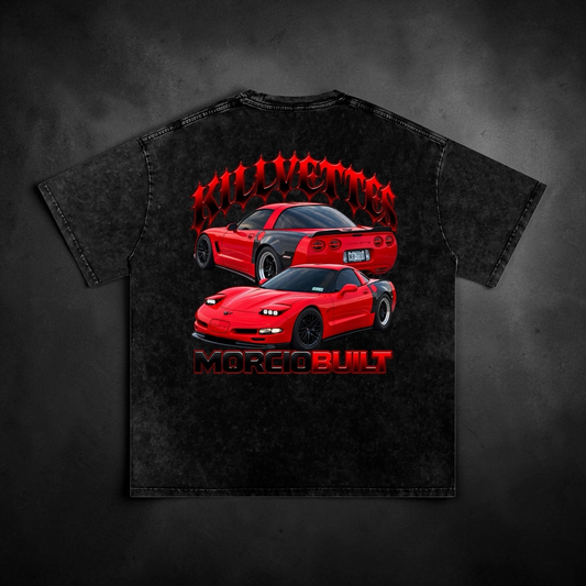 MORCIOBUILT X KILLVETTES Snow Washed Tee