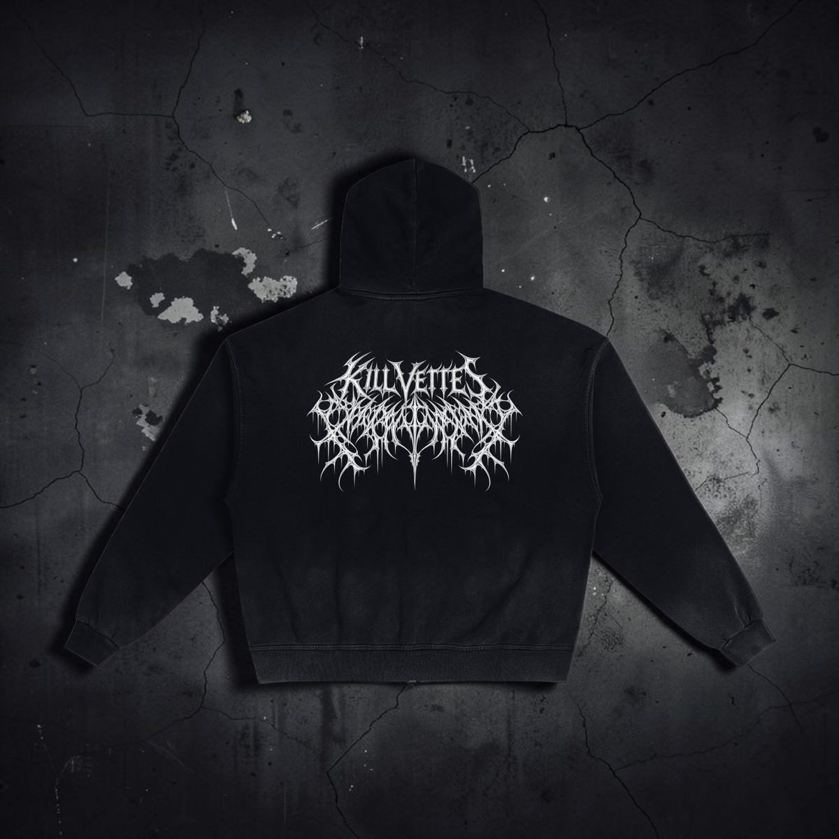 KillVettes Slaughter ZipUp Sunfade Hoodie