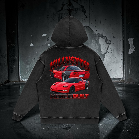 MORCIOBUILT X KILLVETTES Snow Washed Hoodie