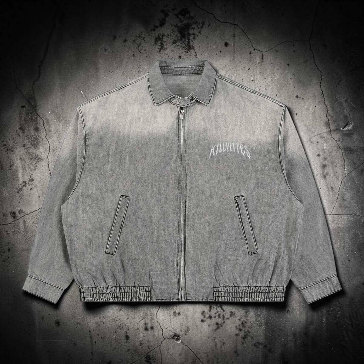 KillVettes Orgins Wash Full-Zip Denim Jacket