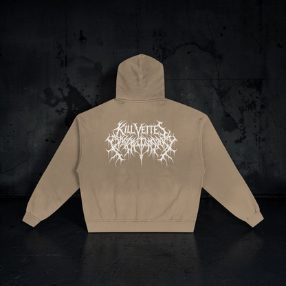 KillVettes Slaughter ZipUp Sunfade Hoodie
