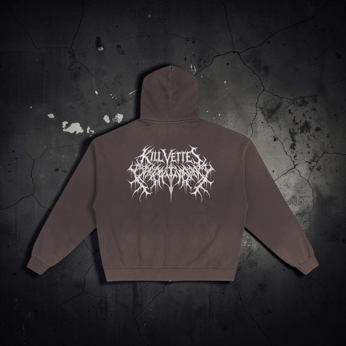 KillVettes Slaughter ZipUp Sunfade Hoodie