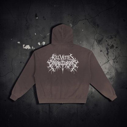 KillVettes Slaughter ZipUp Sunfade Hoodie